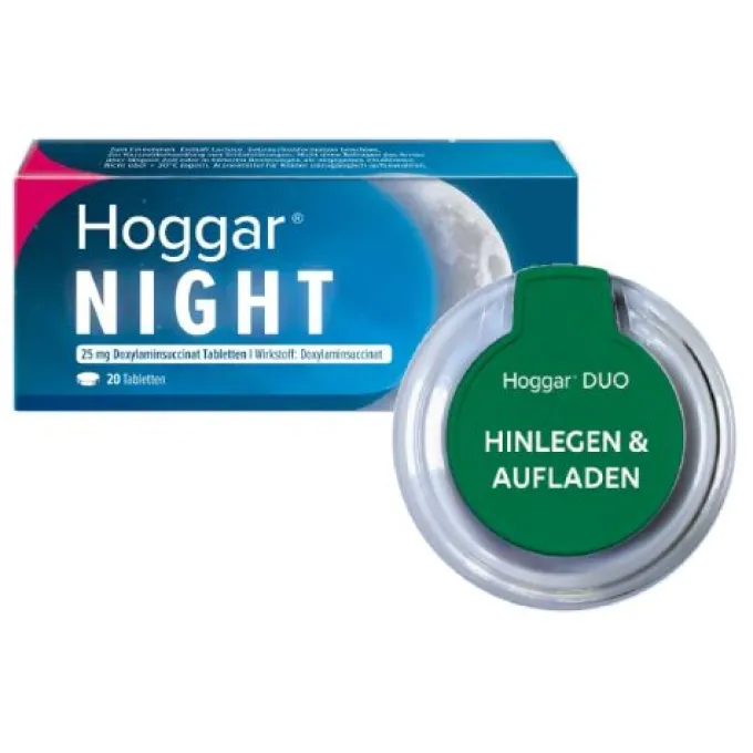 HOGGAR Night Tabletten + Hoggar ® Duo Aufladestation 1 St à 20 St