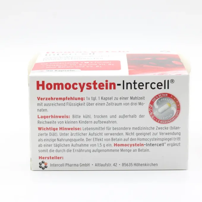 HOMOCYSTEIN-Intercell Kapseln 90 Stück