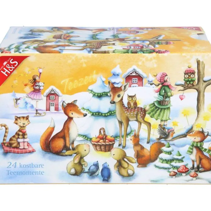 H&S Adventskalender Stern Filterbeutel 24 Stück