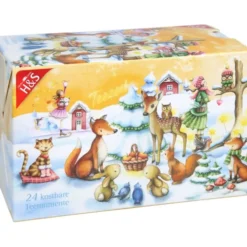 H&S Adventskalender Stern Filterbeutel 24 Stück