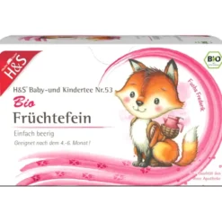H&S Bio Baby- u.Kindertee Früchtefein Filterbeutel 20 Stück