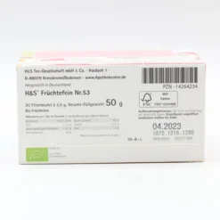 H&S Bio Baby- u.Kindertee Früchtefein Filterbeutel 20 Stück