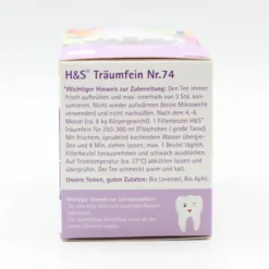 H&S Bio Baby- u.Kindertee Träumfein Filterbeutel 20 Stück