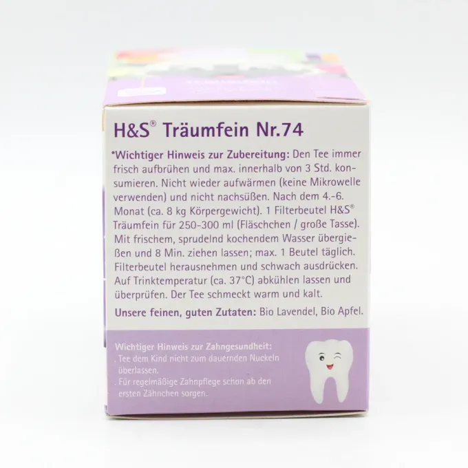 H&S Bio Baby- u.Kindertee Träumfein Filterbeutel 20 Stück