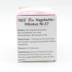 H&S Bio Hagebutte-Hibiskus Filterbeutel 20 Stück
