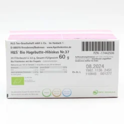 H&S Bio Hagebutte-Hibiskus Filterbeutel 20 Stück