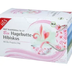 H&S Bio Hagebutte-Hibiskus Filterbeutel 20 Stück