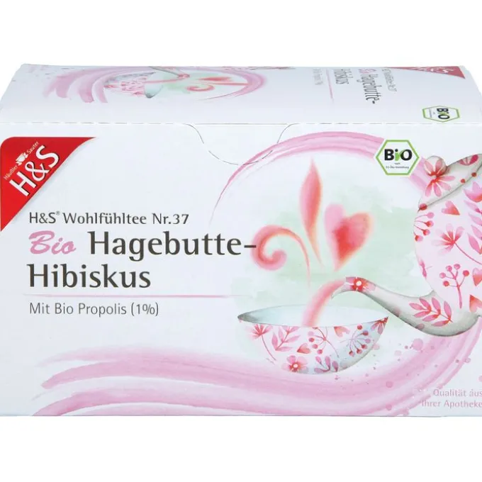 H&S Bio Hagebutte-Hibiskus Filterbeutel 20 Stück
