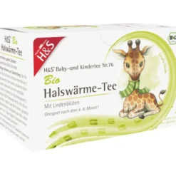 H&S Bio Halswärme-Tee Baby- und Kindertee Fbtl. 20 Stück