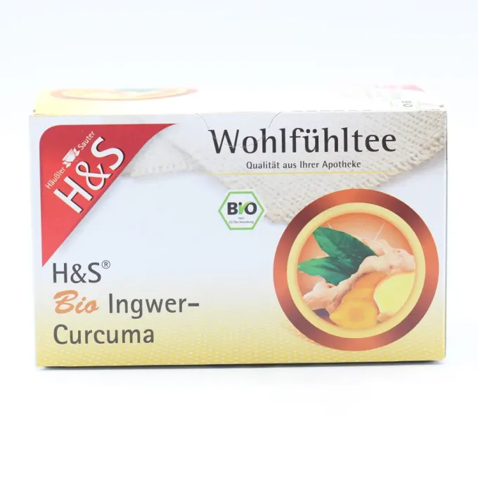 H&S Bio Ingwer-Curcuma Filterbeutel 20 Stück