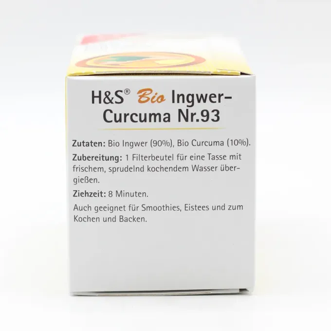 H&S Bio Ingwer-Curcuma Filterbeutel 20 Stück