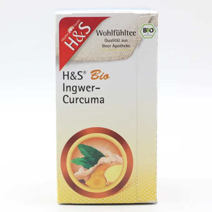 H&S Bio Ingwer-Curcuma Filterbeutel 20 Stück