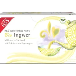 H&S Bio Ingwer Filterbeutel 20 Stück