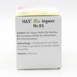 H&S Bio Ingwer Filterbeutel 20 Stück