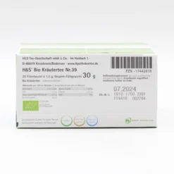 H&S Bio Kräutertee Filterbeutel 20 Stück