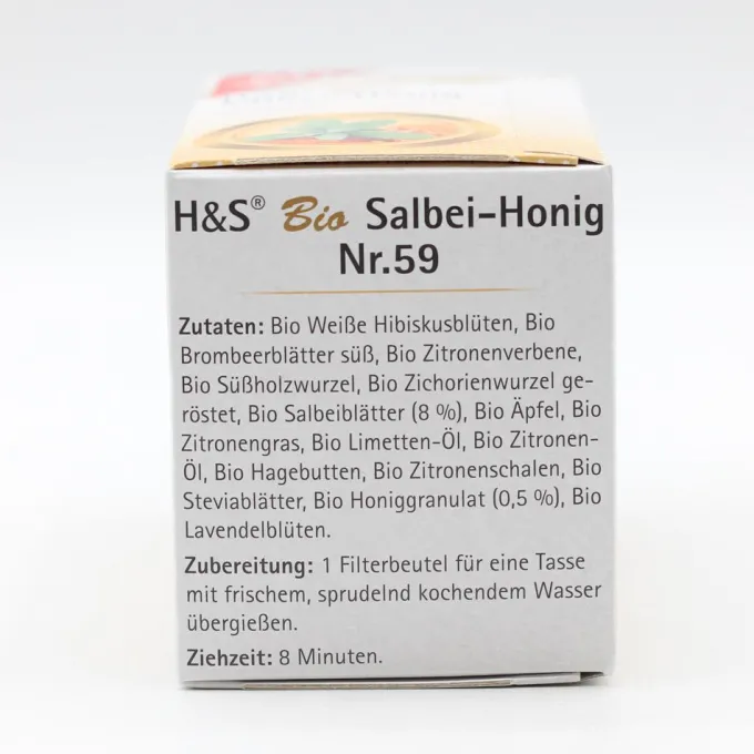 H&S Bio Salbei-Honig Filterbeutel 20 Stück