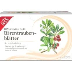 H&S Bärentraubentee Filterbeutel 20X2,7 g