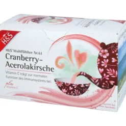 H&S Cranberry-Acerolakirsche mit Vitamin C Fbtl. 20 Stück