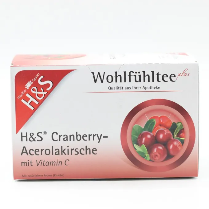 H&S Cranberry-Acerolakirsche mit Vitamin C Fbtl. 20 Stück