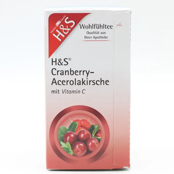 H&S Cranberry-Acerolakirsche mit Vitamin C Fbtl. 20 Stück