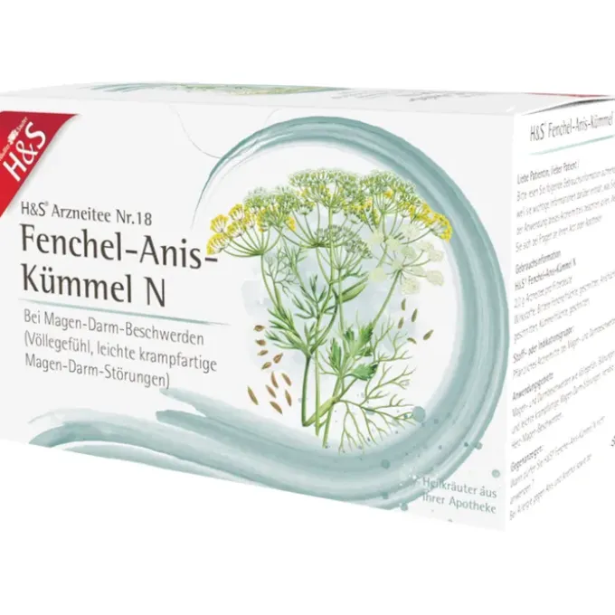 H&S Fenchel-Anis-Kümmel N Filterbeutel 20X2,0 g