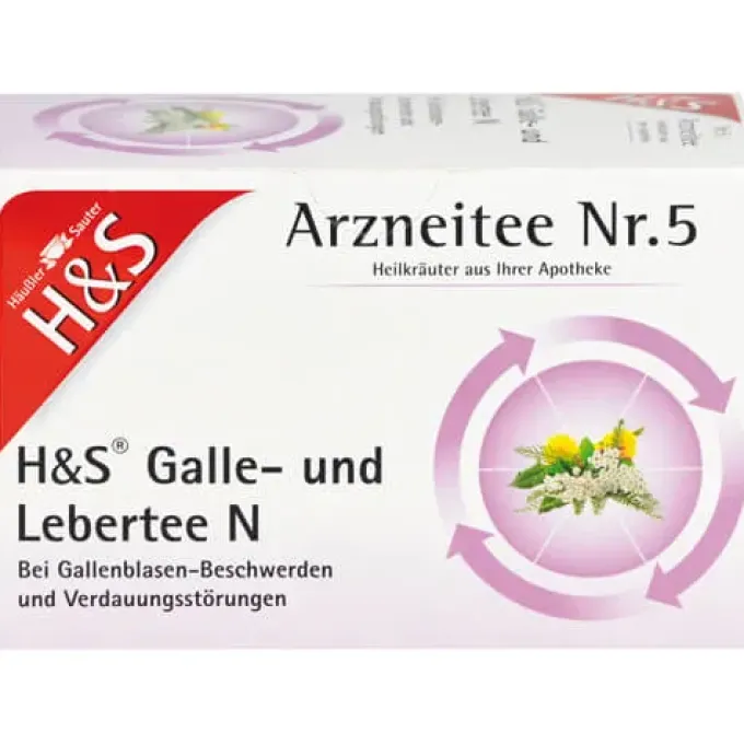 H&S Galle- und Lebertee N Filterbeutel 20X2,0 g