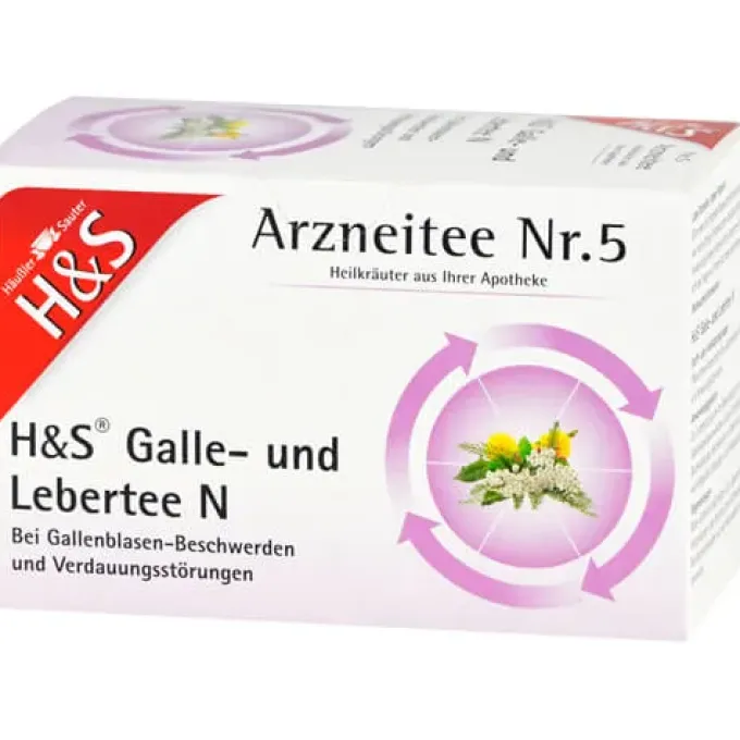 H&S Galle- und Lebertee N Filterbeutel 20X2,0 g