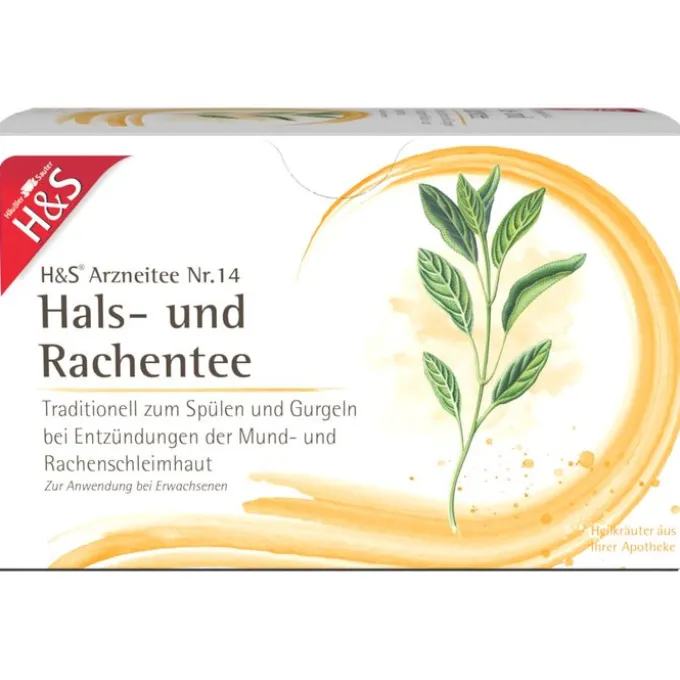 H&S Hals- und Rachentee Filterbeutel 20X2,5 g
