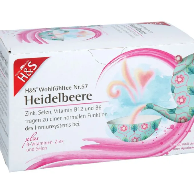 H&S Heidelbeere m.B-Vitaminen Zink und Selen Fbtl. 20 Stück