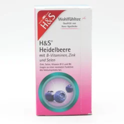 H&S Heidelbeere m.B-Vitaminen Zink und Selen Fbtl. 20 Stück
