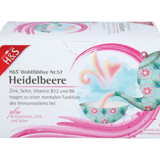 H&S Heidelbeere m.B-Vitaminen Zink und Selen Fbtl. 20 Stück