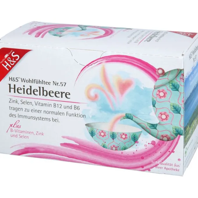 H&S Heidelbeere m.B-Vitaminen Zink und Selen Fbtl. 20 Stück