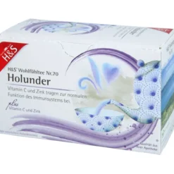 H&S Holunder m.Vitamin C und Zink Filterbeutel 20 Stück