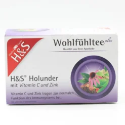 H&S Holunder m.Vitamin C und Zink Filterbeutel 20 Stück