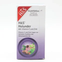 H&S Holunder m.Vitamin C und Zink Filterbeutel 20 Stück