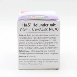 H&S Holunder m.Vitamin C und Zink Filterbeutel 20 Stück