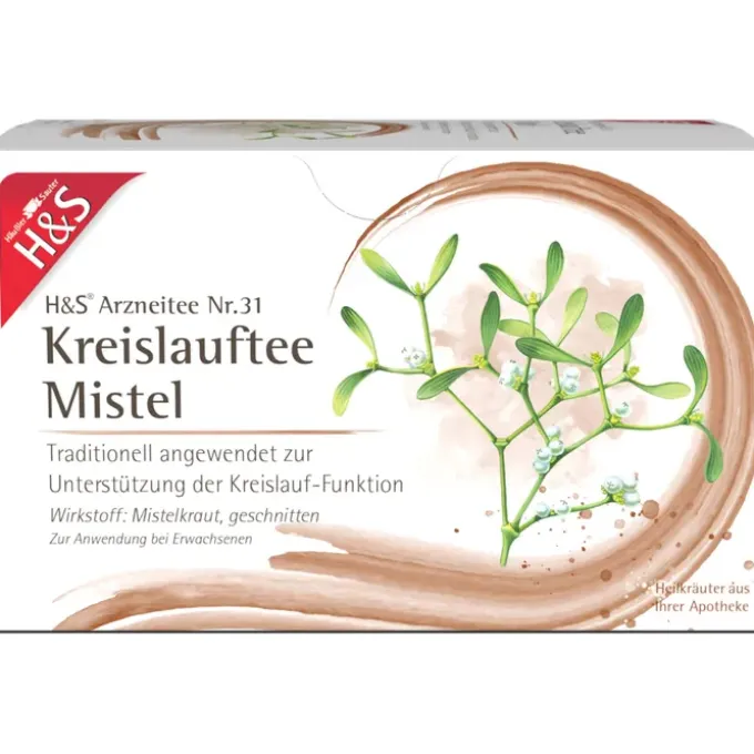 H&S Kreislauftee Mistel Filterbeutel 20X2,0 g