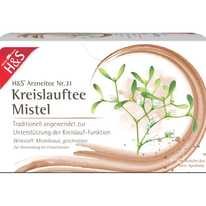 H&S Kreislauftee Mistel Filterbeutel 20X2,0 g