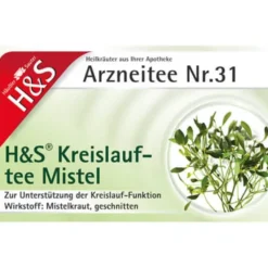 H&S Kreislauftee Mistel Filterbeutel 20X2,0 g