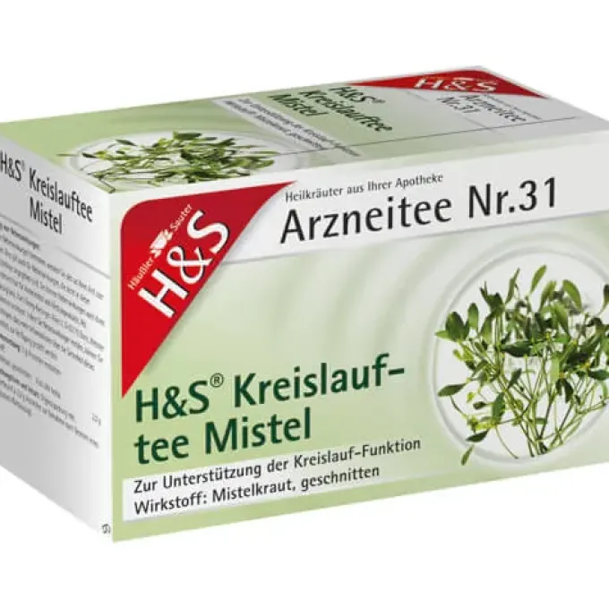 H&S Kreislauftee Mistel Filterbeutel 20X2,0 g