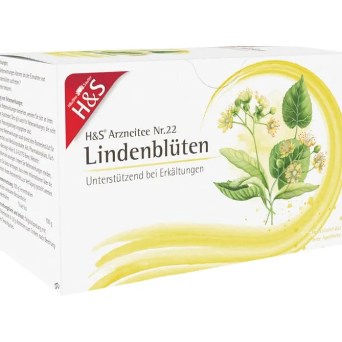 H&S Lindenblüten Tee Filterbeutel 20X1,8 g