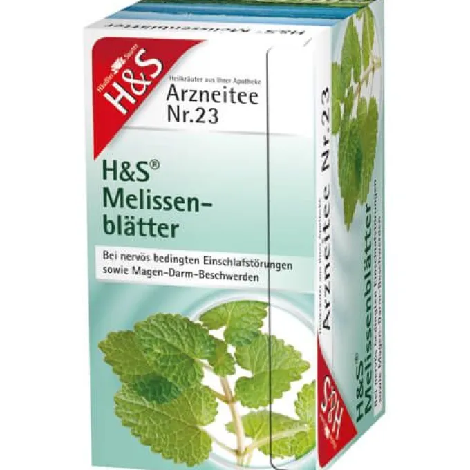 H&S Melissenblätter Filterbeutel 20X1,5 g
