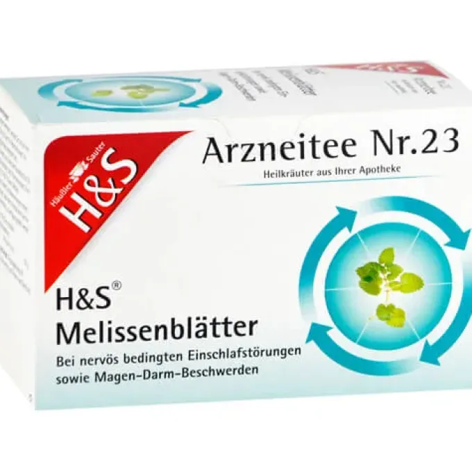 H&S Melissenblätter Filterbeutel 20X1,5 g