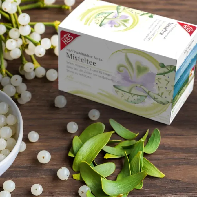 H&S Misteltee mit Selen und Vitaminen Filterbeutel 20 Stück