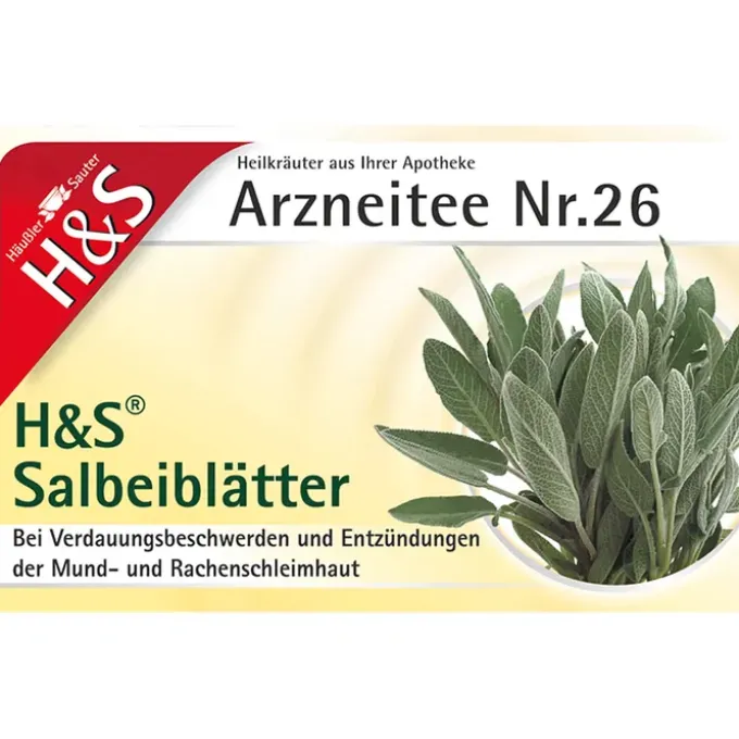 H&S Salbeiblätter Tee Filterbeutel 20X1,6 g