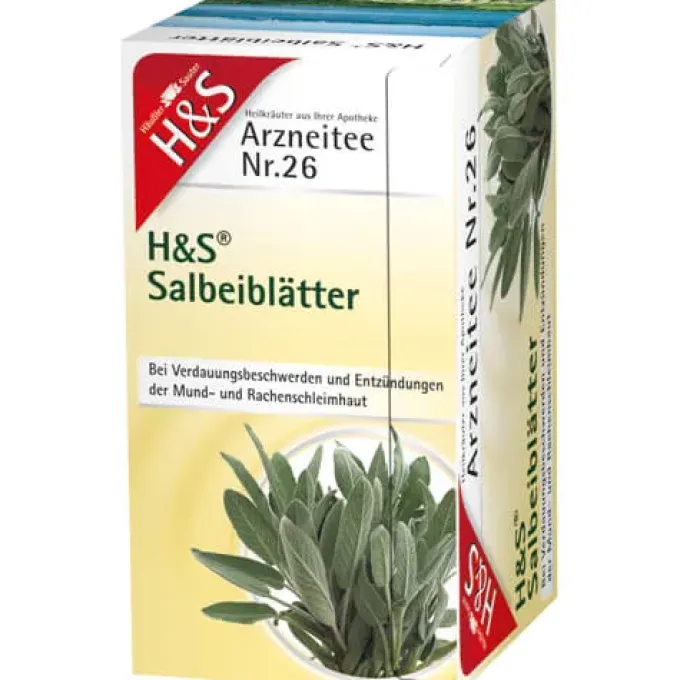 H&S Salbeiblätter Tee Filterbeutel 20X1,6 g