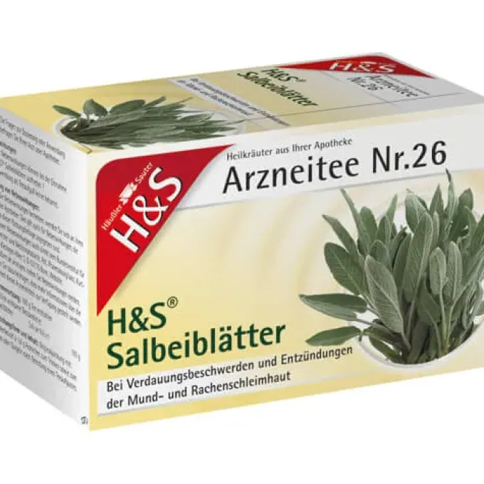 H&S Salbeiblätter Tee Filterbeutel 20X1,6 g