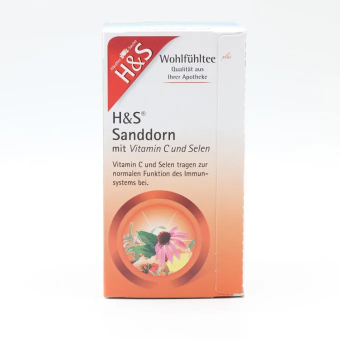 H&S Sanddorn m.Vitamin C und Selen Filterbeutel 20 Stück