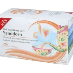 H&S Sanddorn m.Vitamin C und Selen Filterbeutel 20 Stück