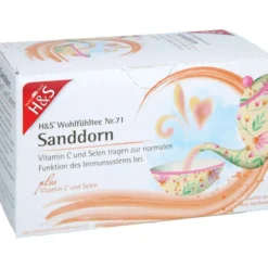 H&S Sanddorn m.Vitamin C und Selen Filterbeutel 20 Stück